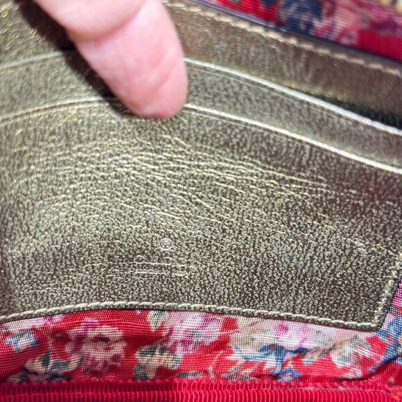 Gucci Red And Green Leather Small Shoulder Bag Crossbody - Picture 9 of 9